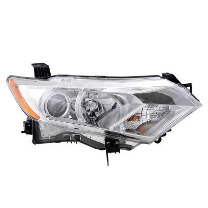 Brock Replacement Passenger Side Headlight Assembly Compatible with 2012-2017 Nissan Quest - Left Driver Side Headlamp for Improved Night Visibility and Safety Driving