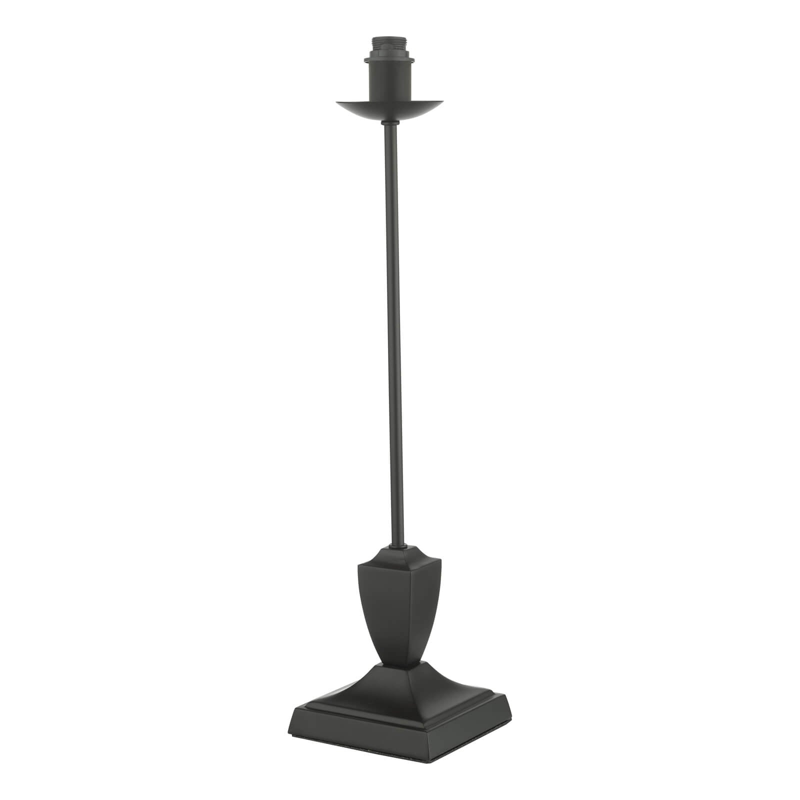 Bessa Table Lamp with Satin Black Base - E14 Socket, Modern Bedside Lighting for Bedroom, Living Room, or Office Desk