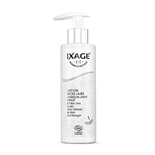 Ixage Organic Make-Up Removing Micellar Lotion - Gentle Facial Cleanser for All Skin Types 200ml | Perfect for Daily Makeup Removal & Skin Hydration