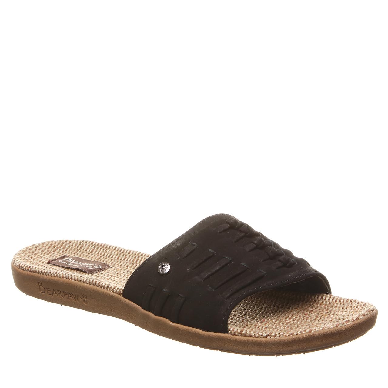 BEARPAW Women's Cedar Slide Sandals - Comfortable & Lightweight Casual Shoes for Women | Multiple Color Options | Perfect for Beach, Poolside & Summer Outfits