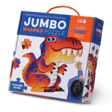 48-Piece Jumbo Dinosaur Puzzle for Kids - Large Educational Floor Puzzle for Toddlers Ages 3-5 - Perfect for Birthday Gifts, Classroom Activities & Family Game Night