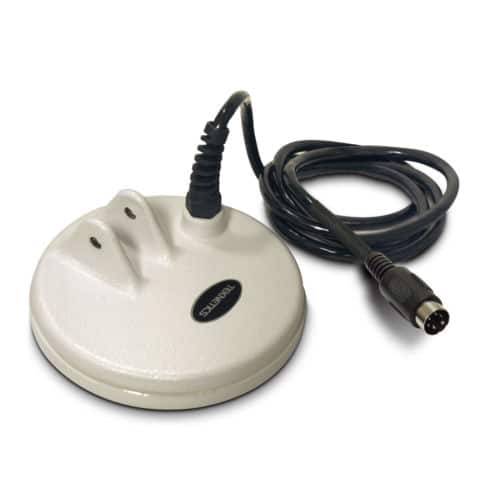 Teknetics 5 Round White DD Coil - Compatible with Teknetics Metal Detectors | Perfect for Treasure Hunting, Beach Combing & Gold Prospecting