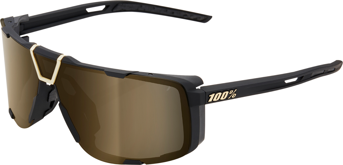 Eastcraft Sunglasses for Men & Women - Soft Tact Black Frame with Soft Gold Mirror Lens - UV Protection & Polarized - Perfect for Driving, Beach & Outdoor Activities