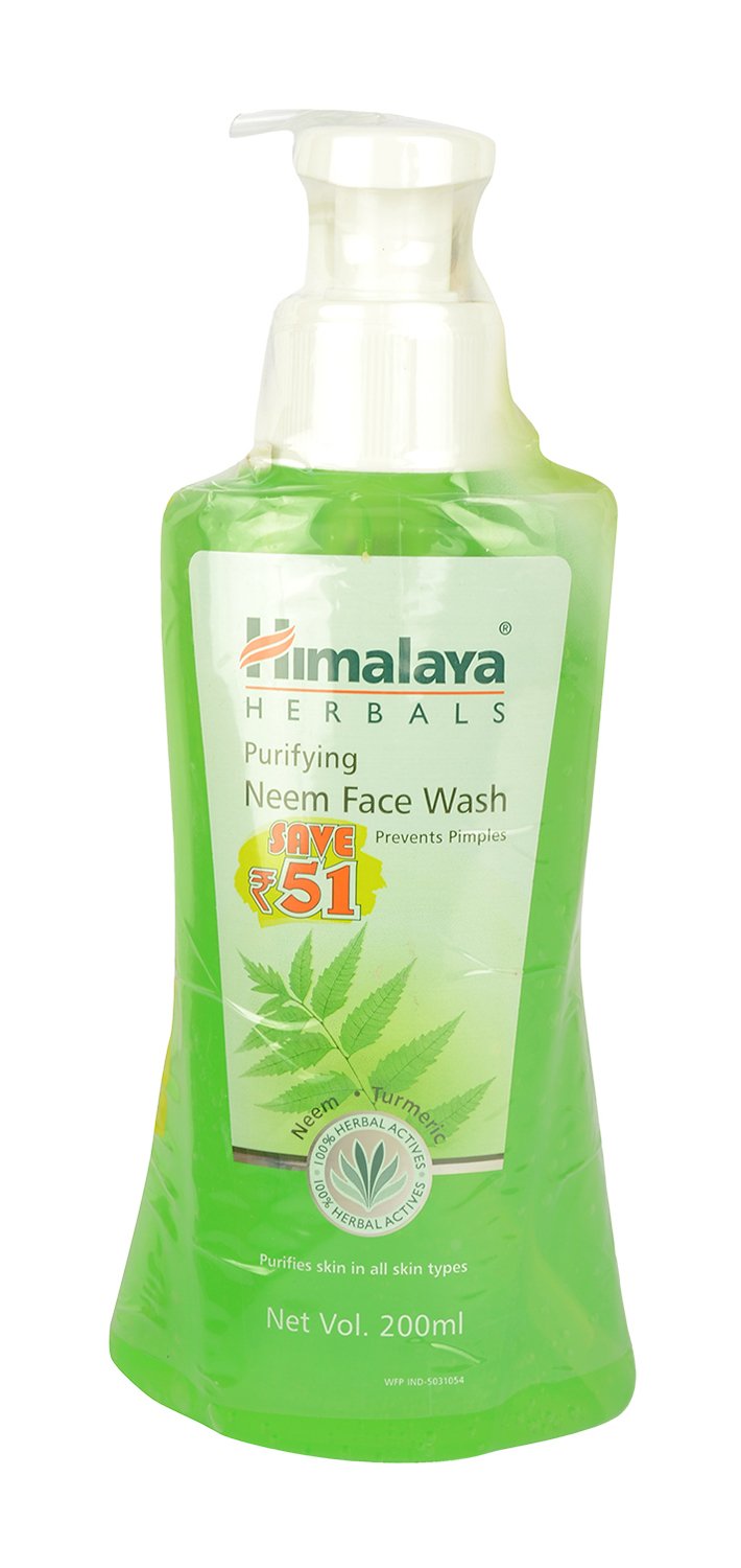 Himalaya Purifying Neem Face Wash - 200ml (2-Pack) | Gentle Cleanser for Acne-Prone & Oily Skin | Daily Skincare Routine