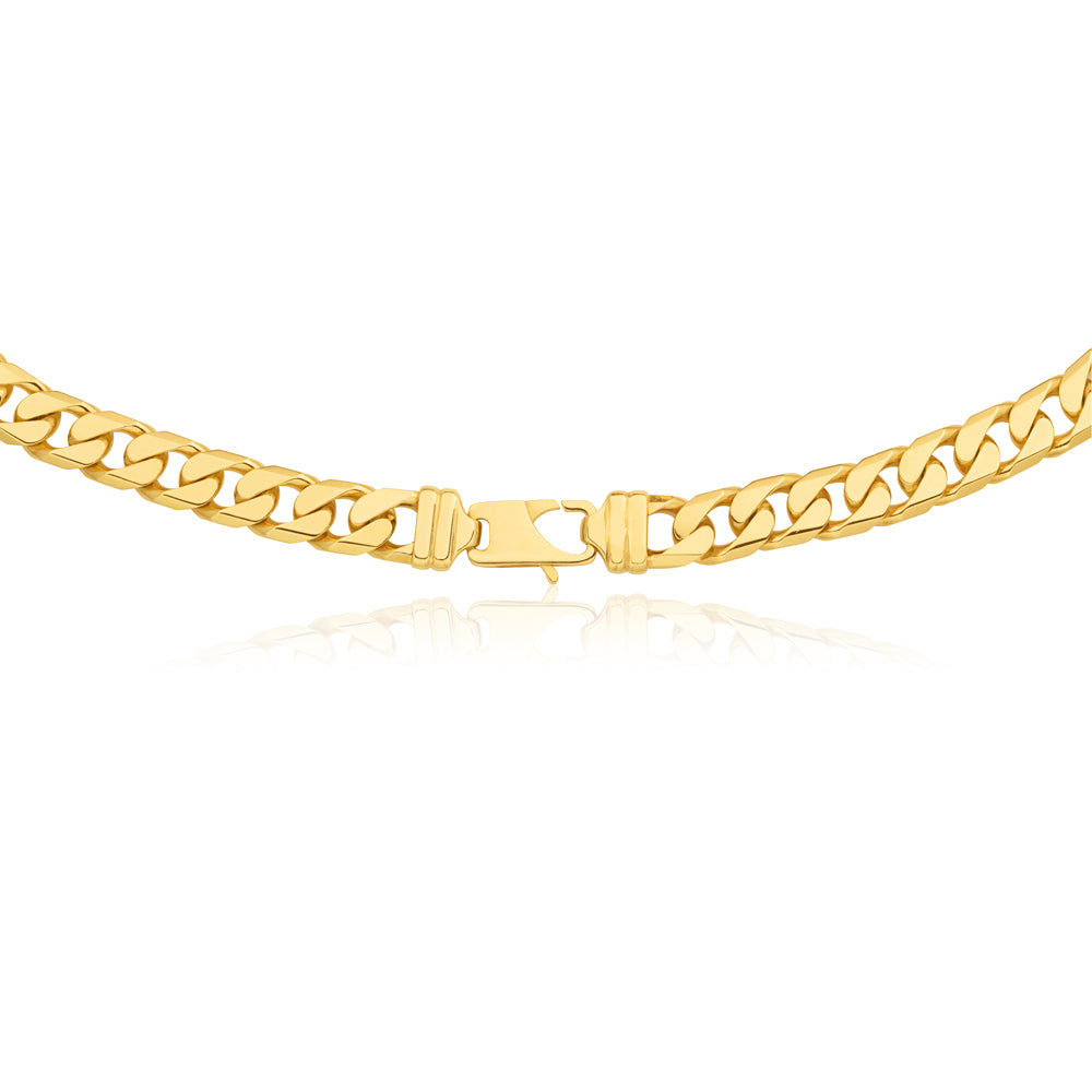 9ct Solid Gold 55cm Chain Necklace for Women - Elegant 14K Real Gold Jewelry for Everyday Wear, Gifts & Special Occasions