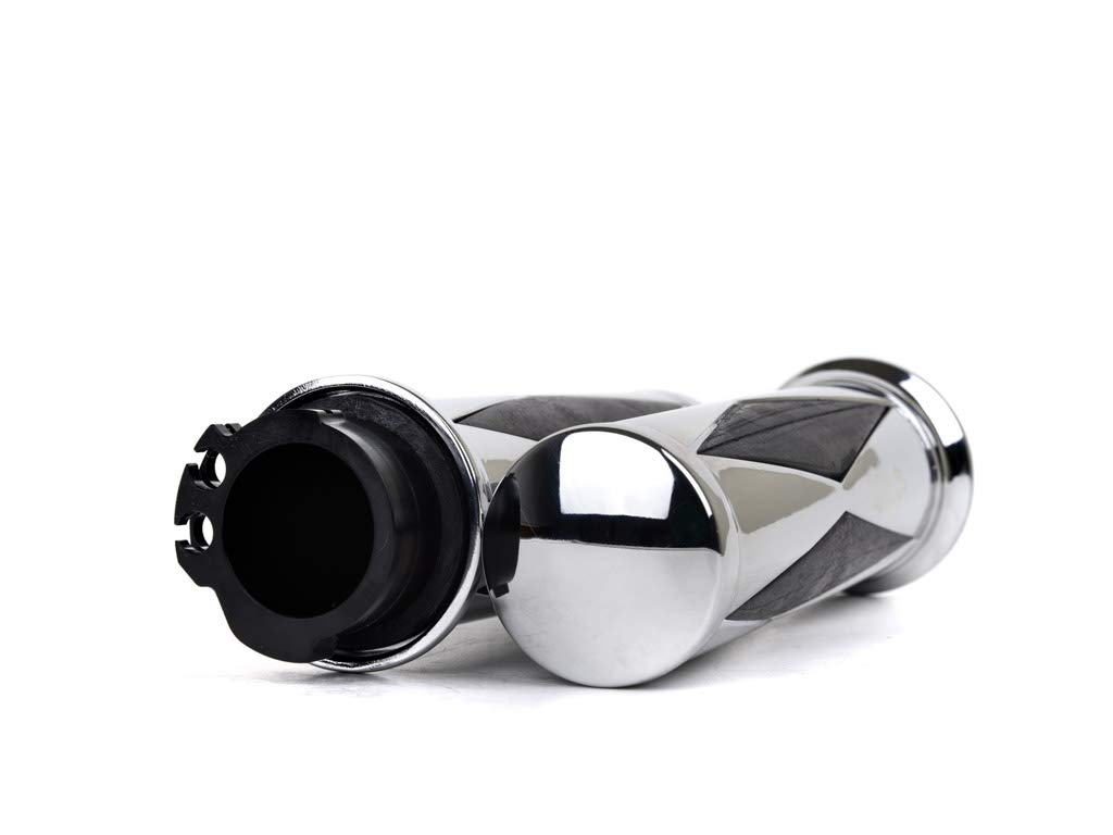 Harley-Davidson Quarter Turn Throttle System with Neil's Diamond Grips - High Performance Motorcycle Throttle Control for Easy Riding & Comfortable Grip - Perfect for Long Distance Cruising & Custom Bike Builds