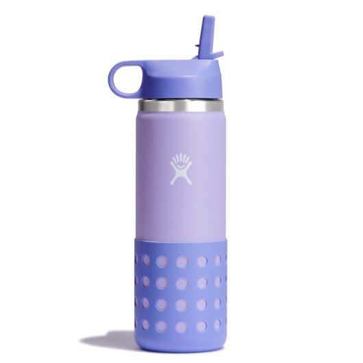 20 oz Insulated Kids Water Bottle with Straw - Leak Proof, BPA Free Stainless Steel Bottle for School, Sports & Outdoor Activities