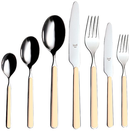 MEPRA Fantasia 42-Piece Kitchen Utensil Set in Vanilla - Complete Cooking & Baking Tools for Home Chefs - Perfect for Everyday Cooking, Meal Prep & Gift Giving