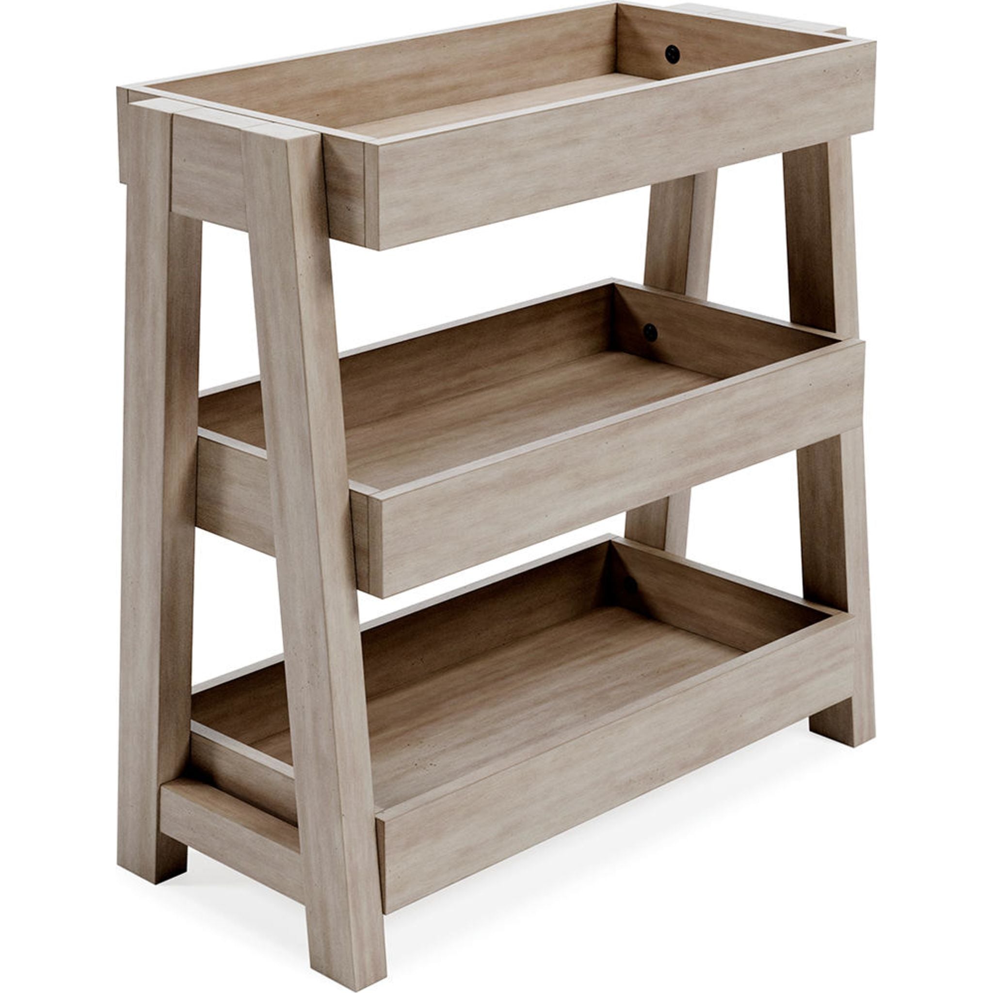 Blariden Modern Accent Table - Light Tan Finish, Small Side Table for Living Room, Bedroom, or Office - Perfect for Decor, Plants, and Books