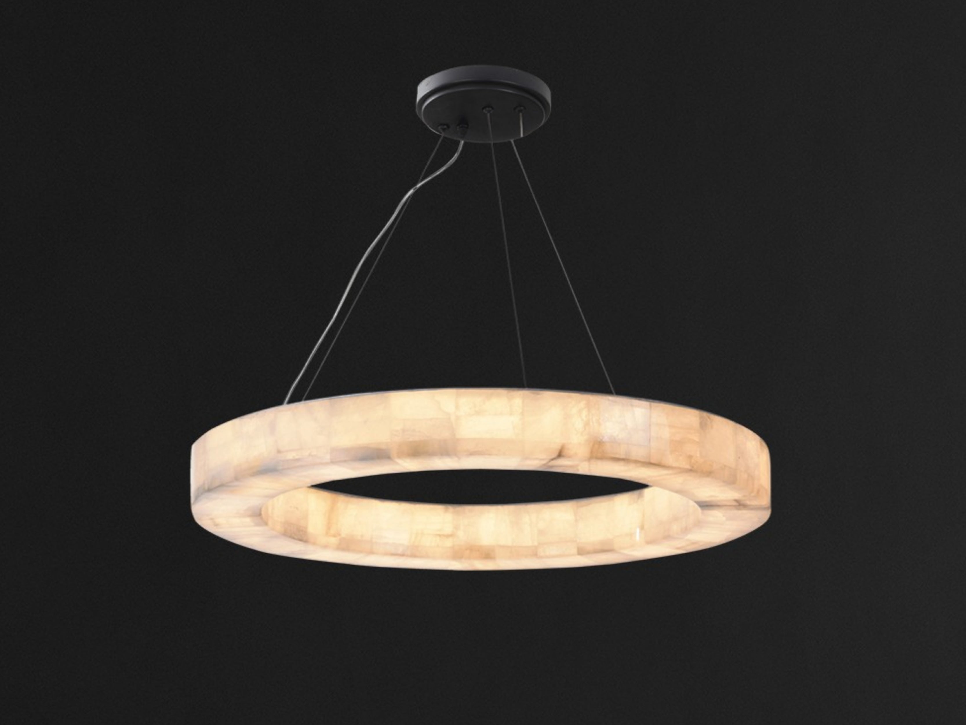 Crystal Frozen Pendant Chandelier - Modern Glass Ceiling Light Fixture for Dining Room, Kitchen Island & Bedroom Decor
