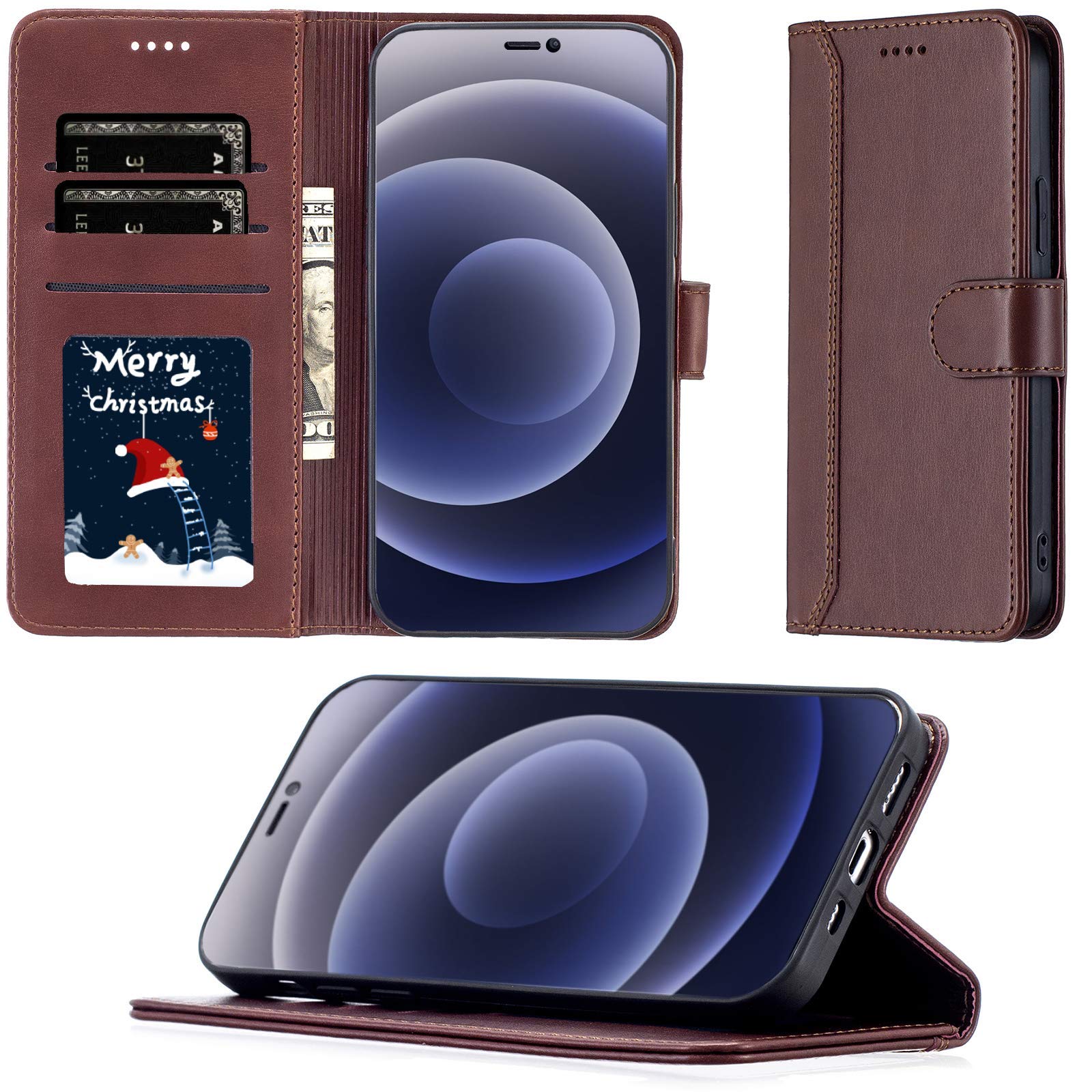 Premium PU Leather iPhone 12/12 Pro Case (6.1