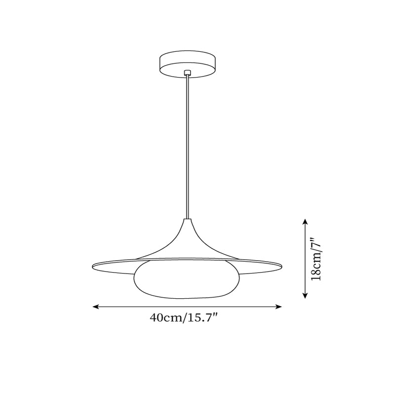 Stylish Molto Pendant Lamp - Modern Hanging Light Fixture for Dining Room, Kitchen Island & Bedroom Decor | Energy Efficient LED Lighting