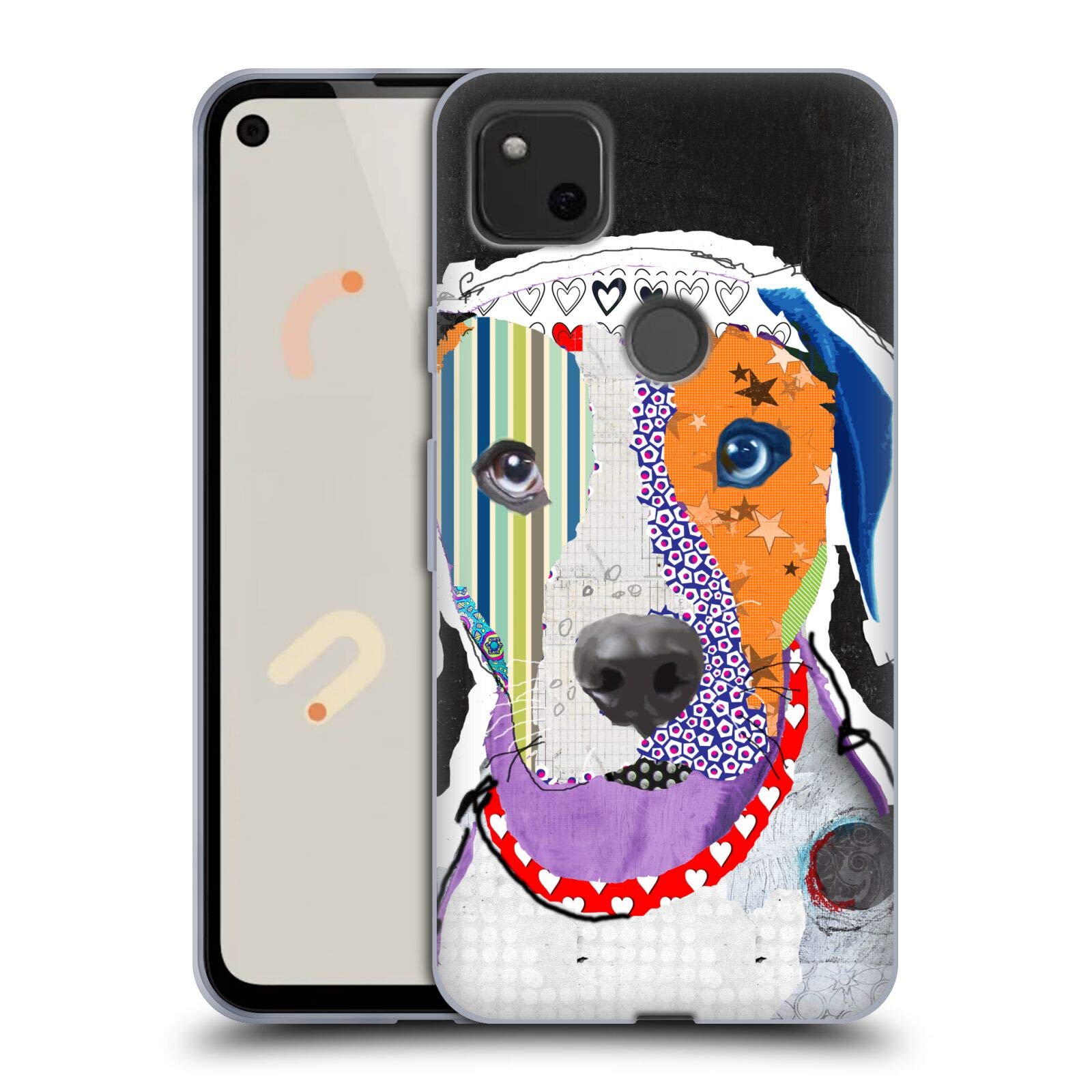 Michel Keck Catahoula Dog Case for Google Pixel 4a - Soft Gel Cover for Pets Lovers