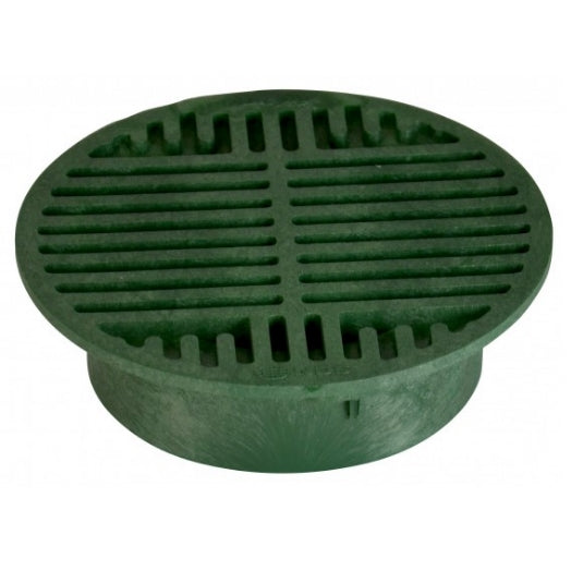 20 Round NDS Grate in Green - Perfect for Landscaping, Drainage, and Outdoor Decoration