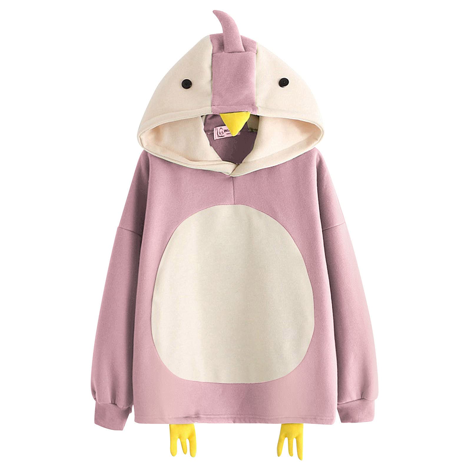 Women's Zip Up Hoodie with Long Sleeves - Cartoon Print Casual Sweatshirt for Ladies | Perfect for Everyday Wear, Gym & Street Fashion