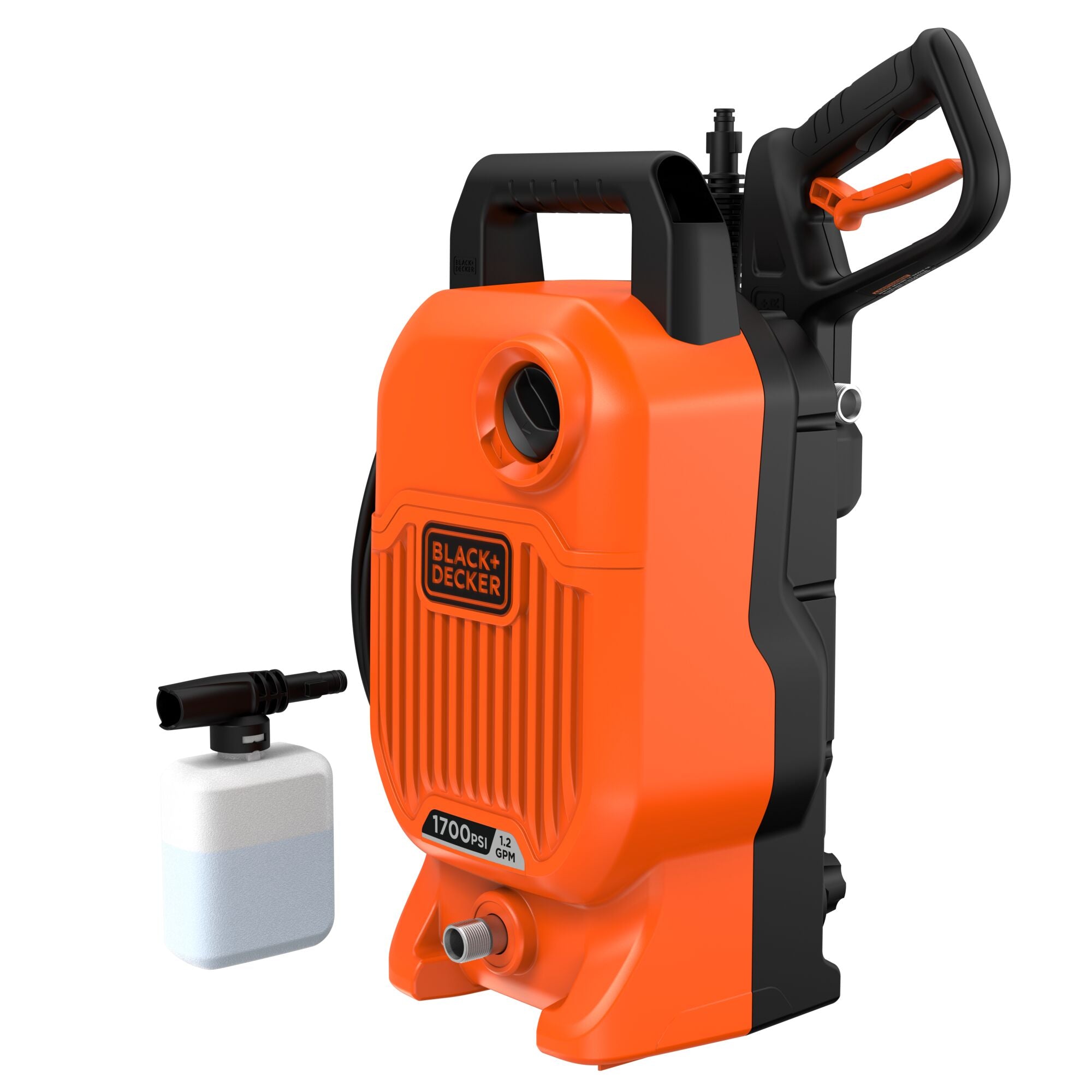 1,700 MAX PSI 1.2 GPM Electric Cold Water Pressure Washer - Perfect for Home Cleaning, Driveway Washing, and Outdoor Surface Maintenance