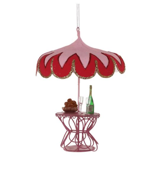 Elegant Poolside Brunch Ornament - Perfect for Summer Outdoor Dining, Garden Parties & Backyard Decorations