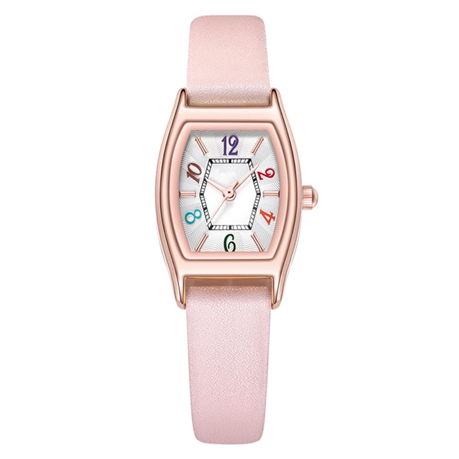 Forrader Women's Quartz Watch with Leather Strap - Fashionable Ladies Watch with Large Numbers for Easy Reading | Perfect for Everyday Wear, Office & Casual Outfits