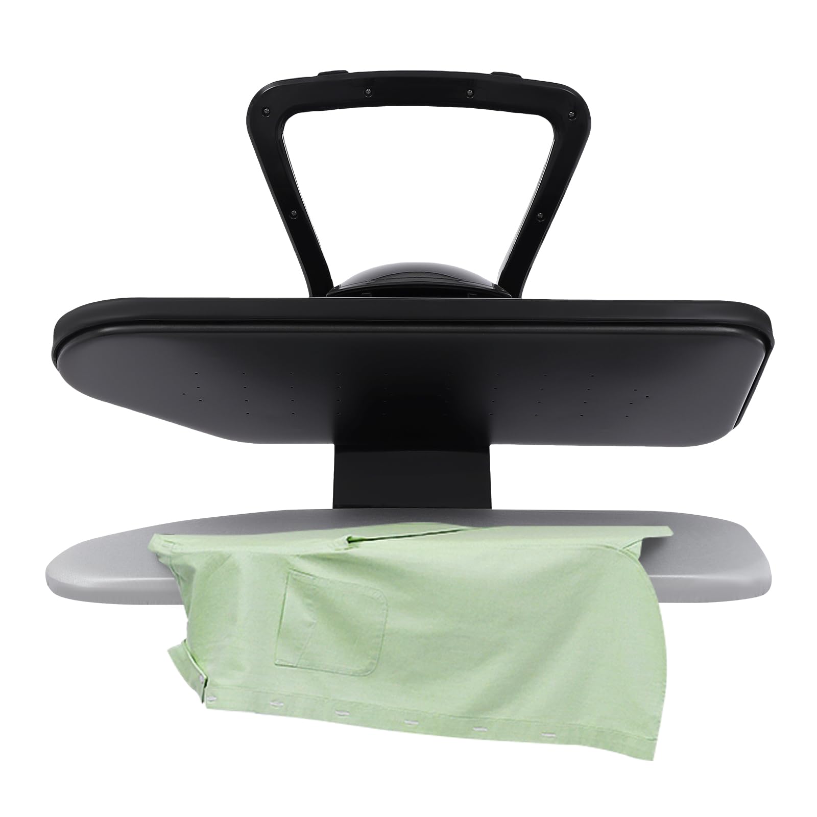 Digital Steam Press for Clothes - Fast Heating Iron with Touch Screen, Multiple Fabric Settings & Steam Burst Function - Heavy Duty Fabric Press Machine (Black) | Perfect for Home Laundry, Professional Tailoring & Wrinkle Removal