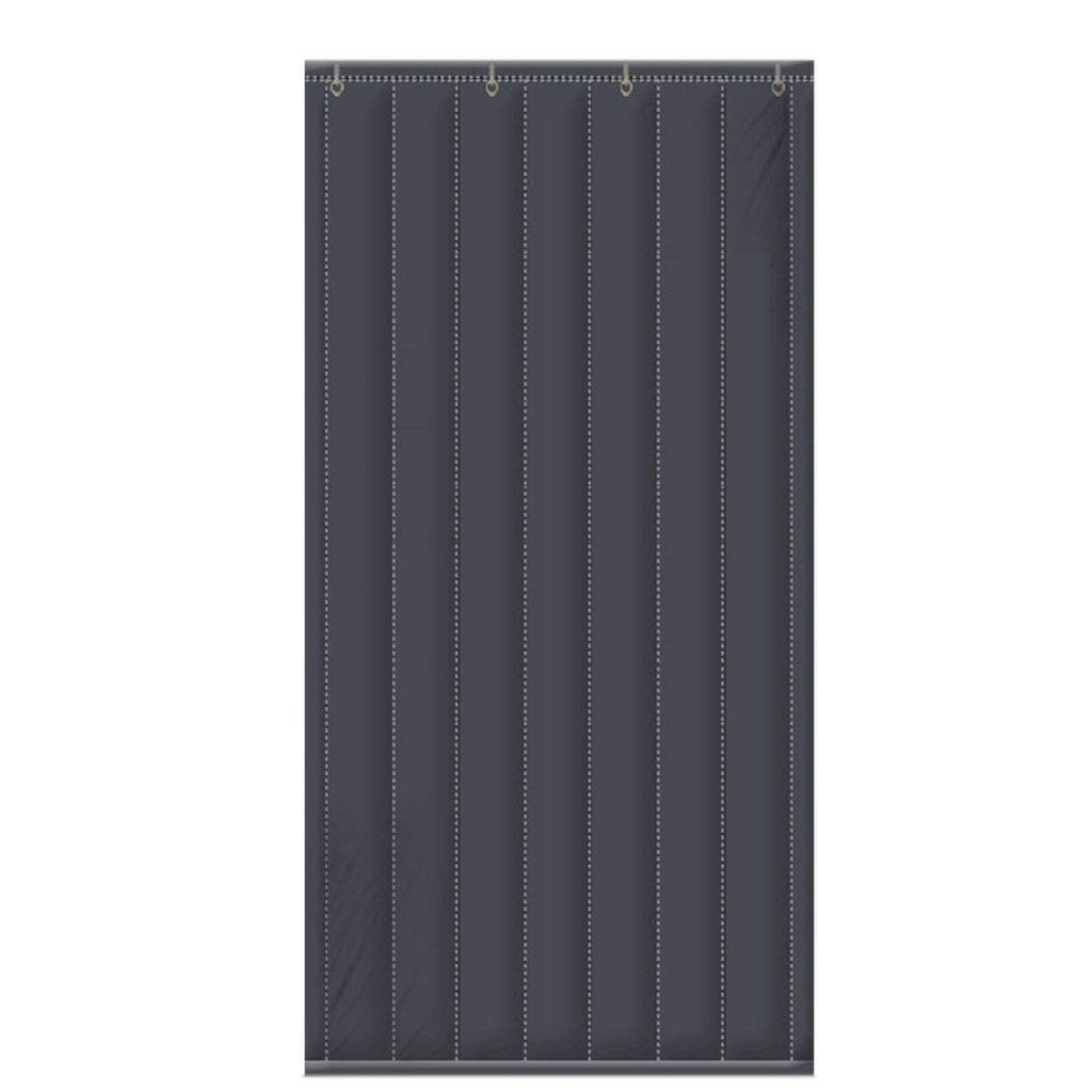 Blackout Soundproof Door Curtain - Thermal Insulated Windproof Window Curtain with Velcro & Hooks for Noise Reduction, Temperature Control - Perfect for Bedrooms, Living Rooms, Offices and Dorms (Cool in Summer, Warm in Winter)
