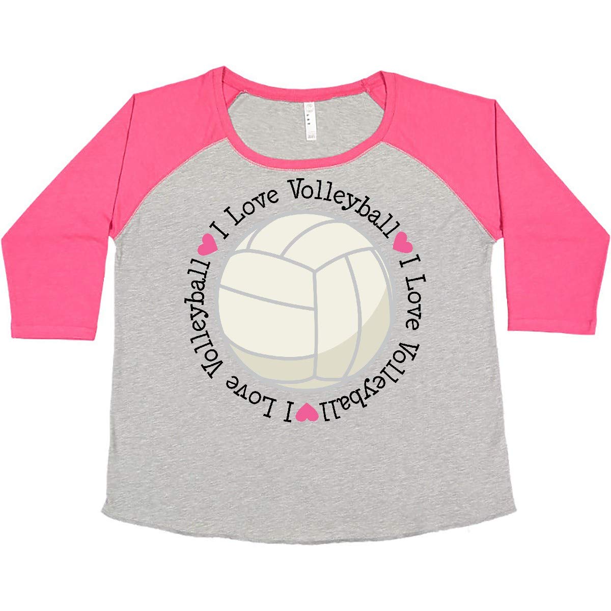 Inktastic Volleyball Gifts for Women & Girls - Plus Size Graphic Tee for Players, Fans & Coaches - Perfect for Games, Practice & Team Spirit