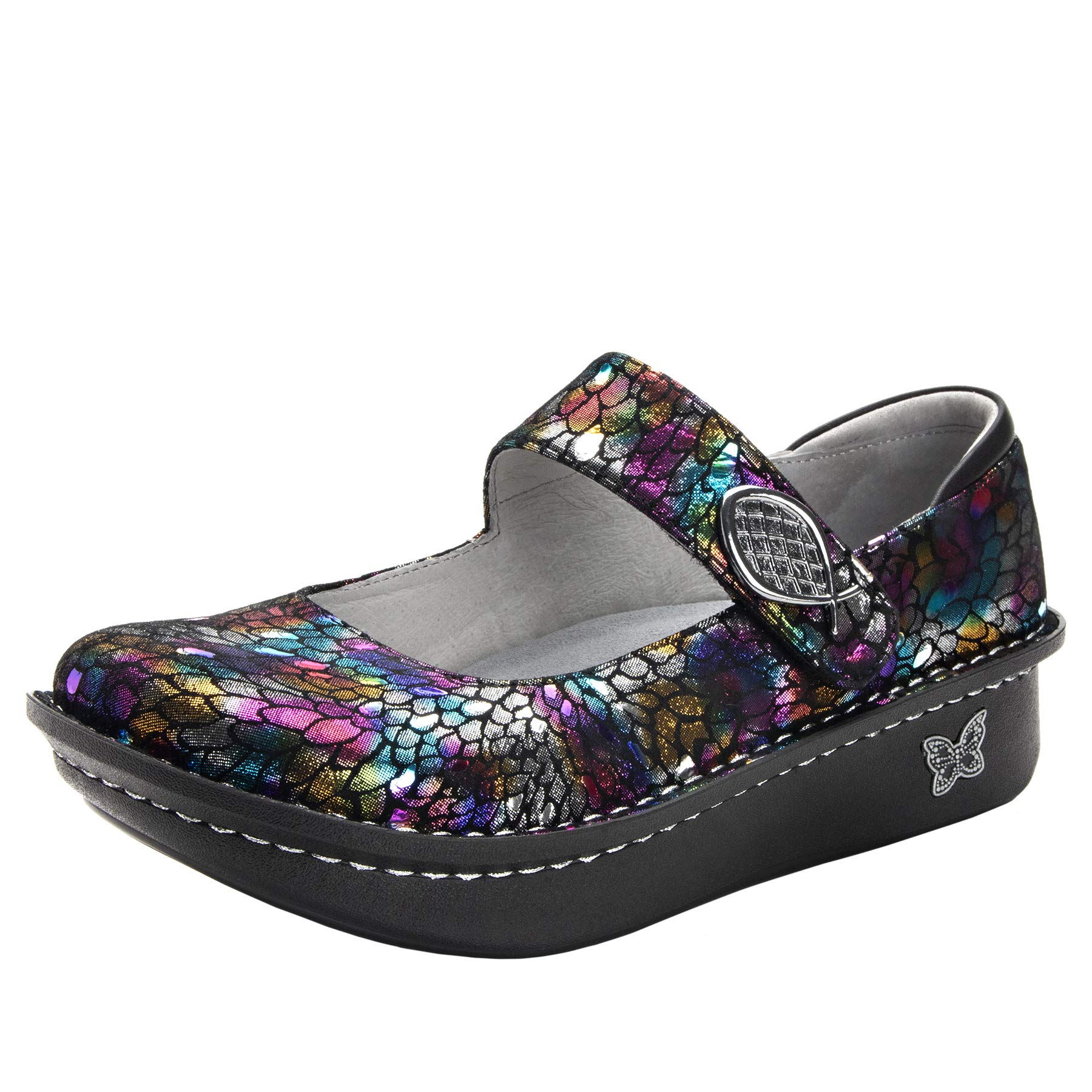 Alegria Women's Paloma Leather Shoes - Comfortable & Stylish Slip-On for Work, Nursing, and Everyday Wear