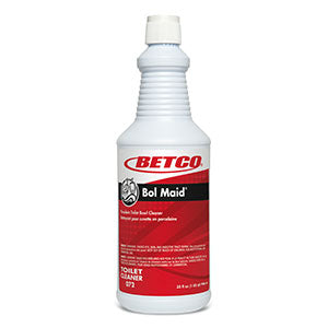 Betco® Bol Maid 9% HCL Bowl Cleaner - 12 Pack (32 oz Bottles) - Powerful Commercial Restroom Cleaner for Toilets, Urinals & Stain Removal