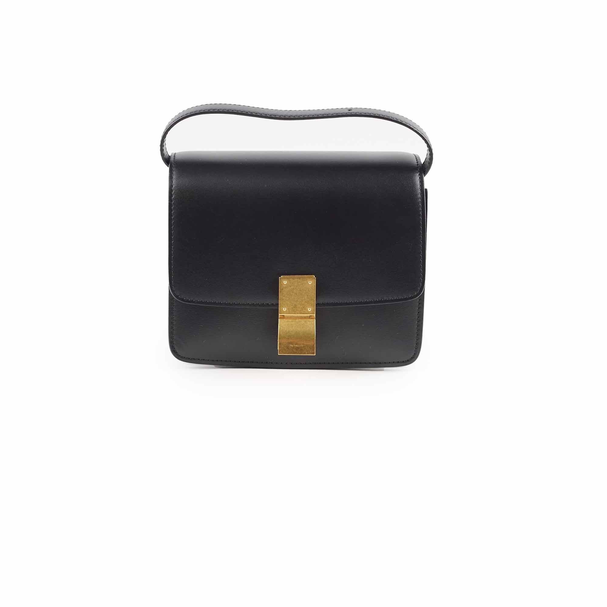 Celine Small Box Bag in Black - Elegant Crossbody Purse for Women | Perfect for Work, Date Night & Travel