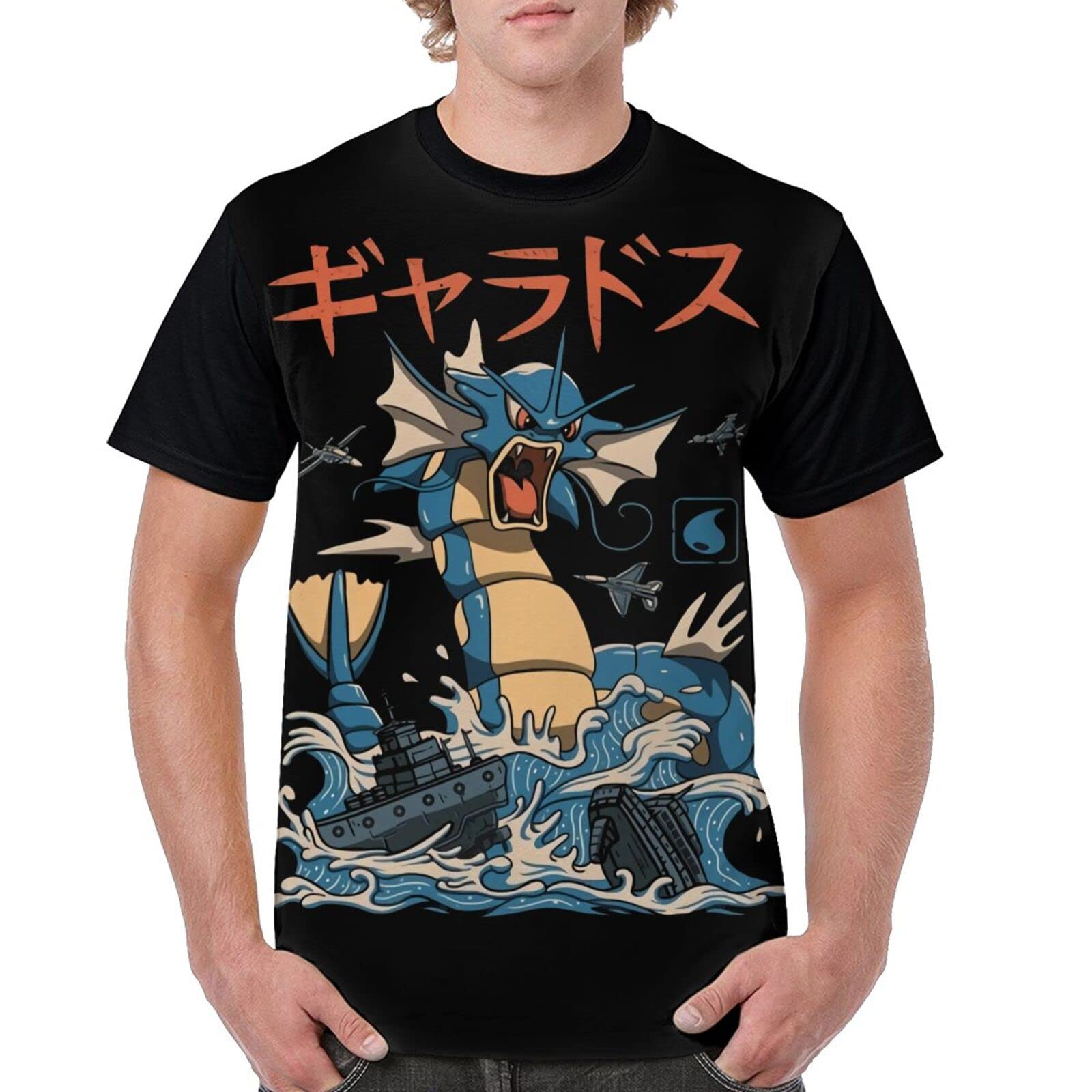 Anime Manga Graphic T-Shirt for Men - Cool Summer Short Sleeve Casual Tee - Perfect for Cosplay, Comic Con & Everyday Wear