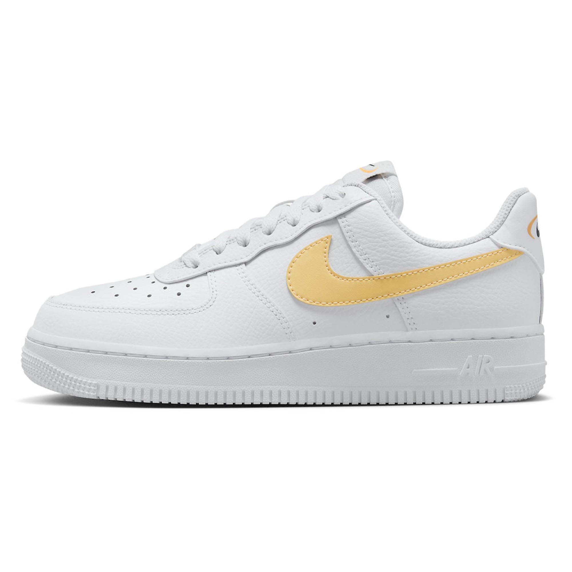 Nike Air Force 1 '07 Women's White Melon Tint Black Sneakers - Size 7.5 Medium - Casual Streetwear Shoes for Women | Perfect for Everyday Wear, Gym, and Fashion Outfits