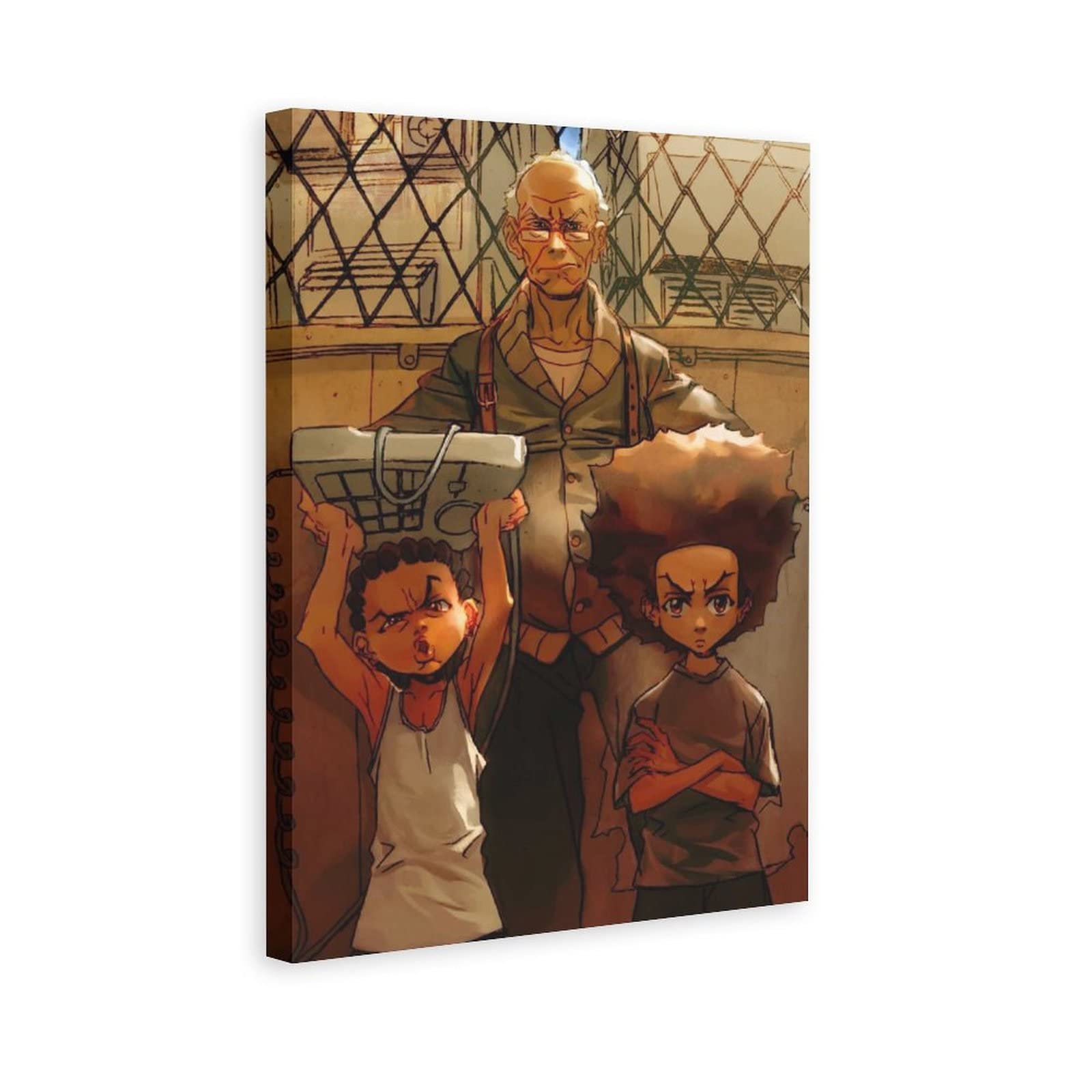 The Boondocks Canvas Poster - 12x18 Inches (30x45cm) Sports Landscape Wall Art for Living Room, Bedroom & Office Decor - Perfect Gift for Fans & Home Decoration