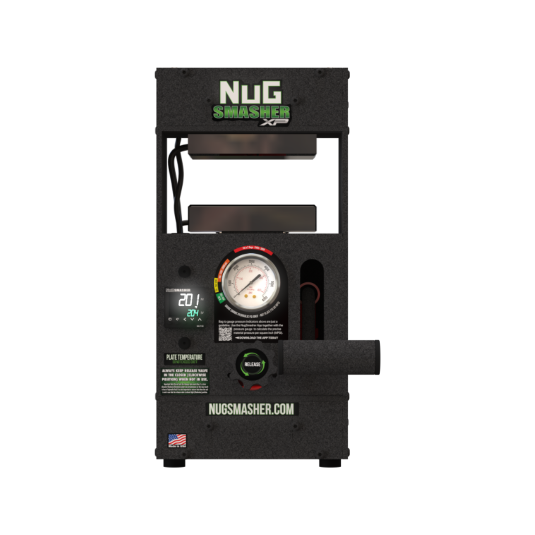 NugSmasher XP 12 Ton Rosin Press Machine for Home & Commercial Use - Extract High-Quality Rosin from Cannabis, Hemp & Flower - Perfect for DIY Concentrates, Dabbing & Edibles