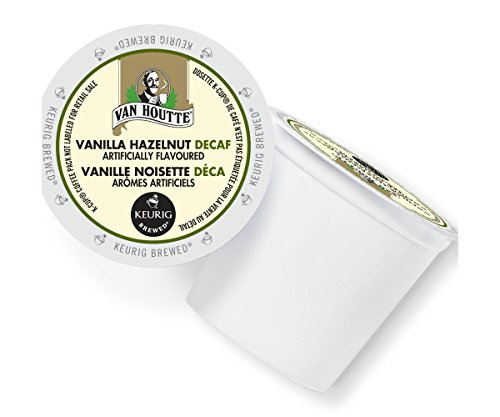 Van Houtte Vanilla Hazelnut Decaf K-Cup Pods (72 Count) - Premium Coffee Pods for Keurig Brewers - Perfect for Home, Office & Gifts