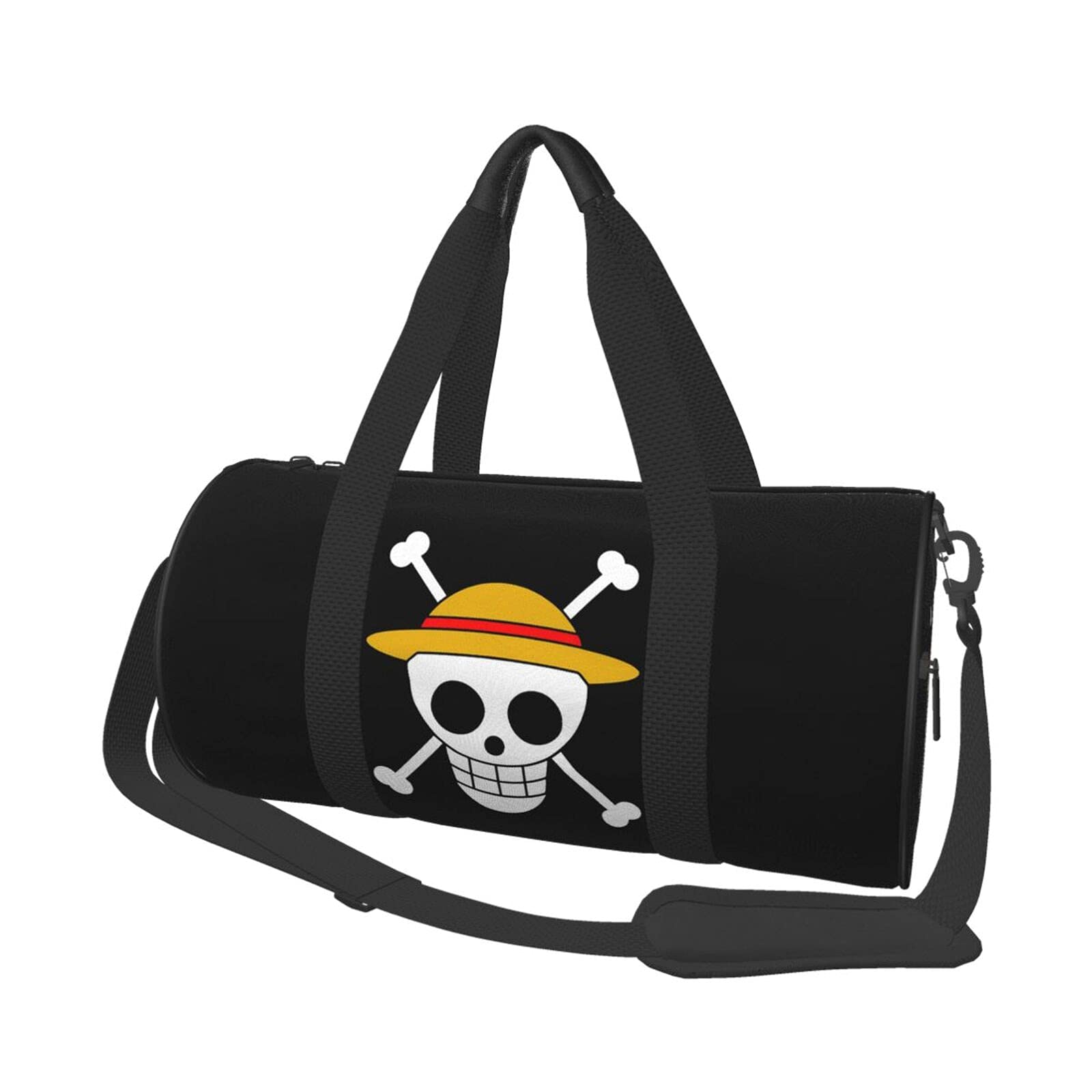 One Piece Anime Straw Hat Travel Duffle Bag - Large Unisex Gym Sports Yoga Beach Luggage for Men & Women - Perfect for Travel, Golf, Gym, and Outdoor Adventures