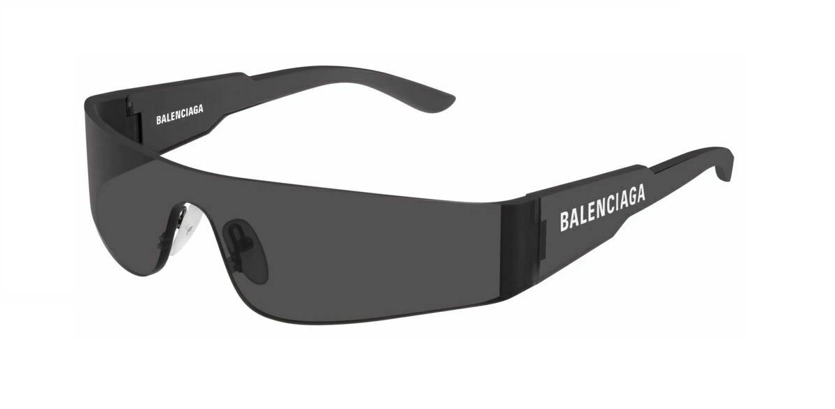 Balenciaga BB 0041S 001 Gray/Gray Unisex Metal Sunglasses - Stylish UV Protection Shades for Men & Women - Perfect for Outdoor, Beach, and Fashion Events