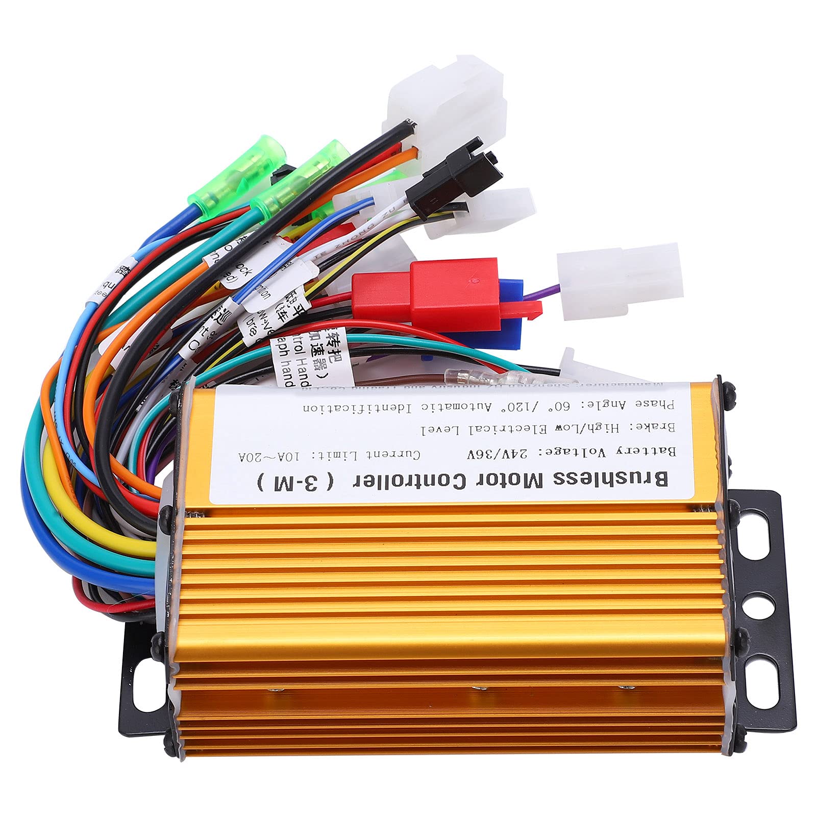 HAOX 3 Mode Electric Scooter Speed Controller 10A-20A 6 Tube Stable Performance for 24V-36V E-Bikes & E-Scooters - Perfect for Commuting, Leisure Riding & Urban Transportation