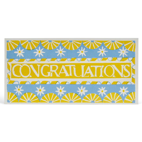 Congratulations Greeting Card - Elegant Pattern Design for Birthdays, Weddings & Special Occasions - Perfect for Anniversaries, Graduations & Celebrations