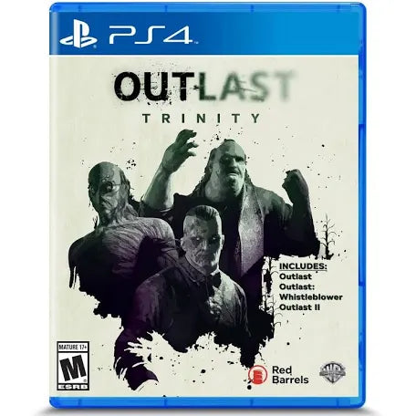 Outlast Trinity - Horror Survival Game for PlayStation 4 | Thrilling Psychological Horror Experience | Perfect for Halloween Gaming Nights & Scare Challenges