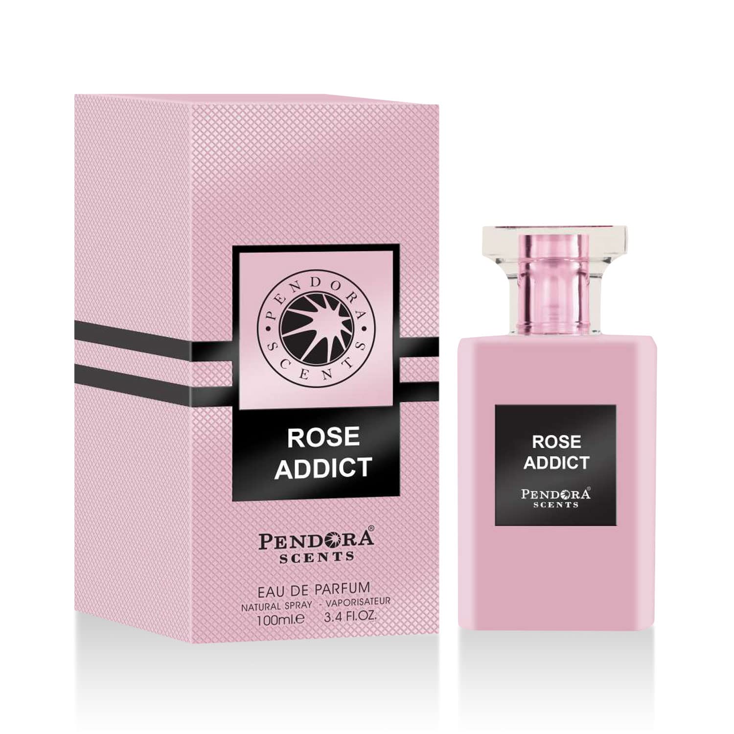 Rose Addict by Paris Corner | Unisex Eau de Parfum 100ml | Long-Lasting Floral Fruity Scent with Creamy Rose Notes | Perfume for Women & Men | Perfect for Date Nights, Weddings & Special Occasions