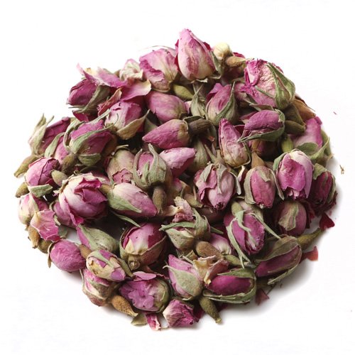 Organic Rose Bud Herbal Tea 16oz (454g) - Premium Loose Leaf Tea for Relaxation & Wellness - Perfect for Stress Relief, Aromatherapy & Afternoon Tea Time