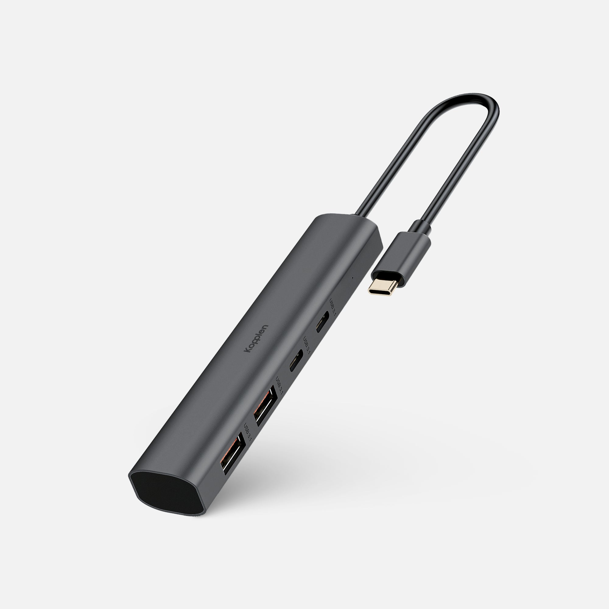 4 Port USB C Hub with 100W PD Charging - High Speed Data Transfer & 4K HDMI Output - Compatible with MacBook, iPad, Chromebook - Perfect for Home Office & Travel Accessories