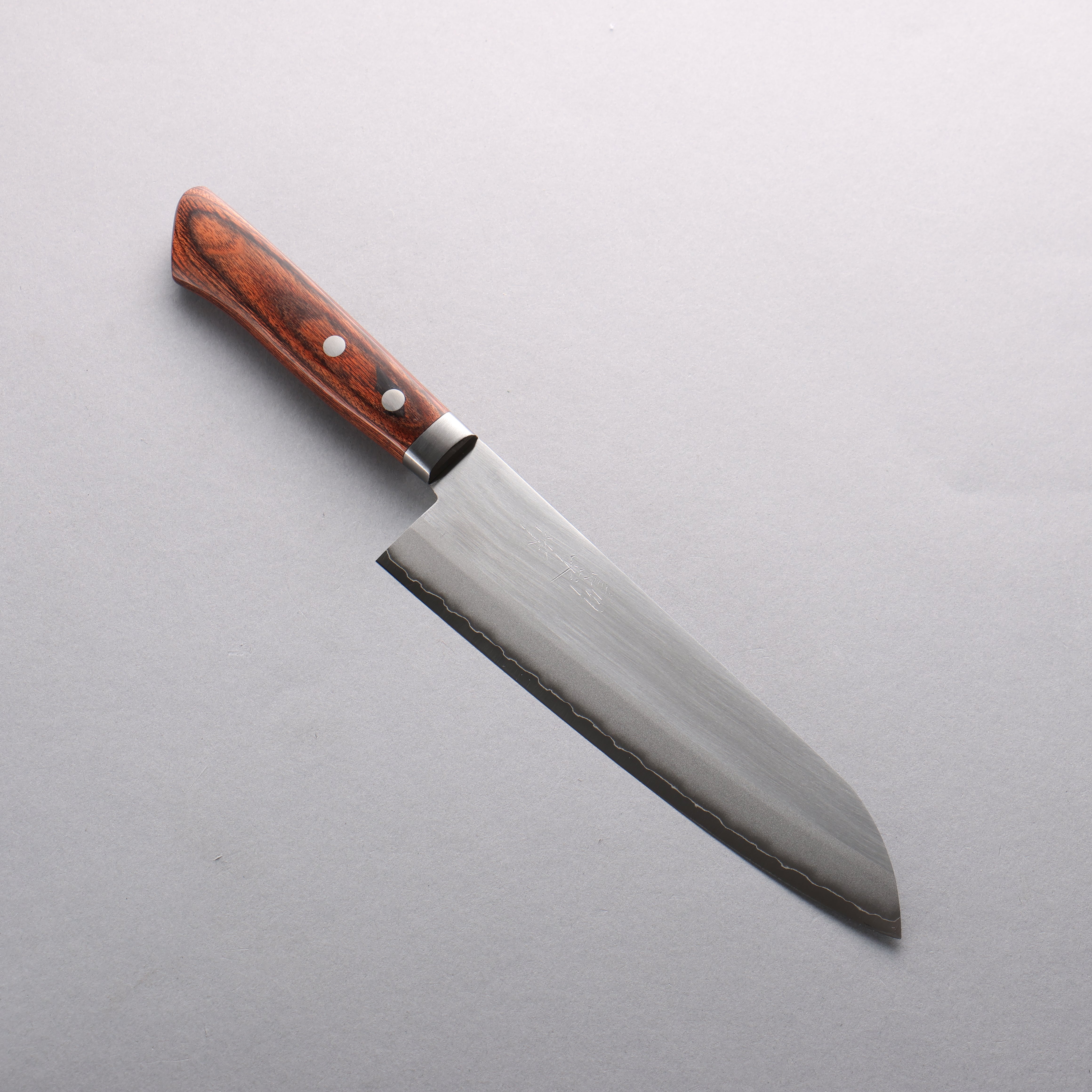Premium Kunihira VG1 Migaki Gyuto Chef Knife 180mm with Mahogany Handle - Japanese Kitchen Knife for Professional Chefs & Home Cooking