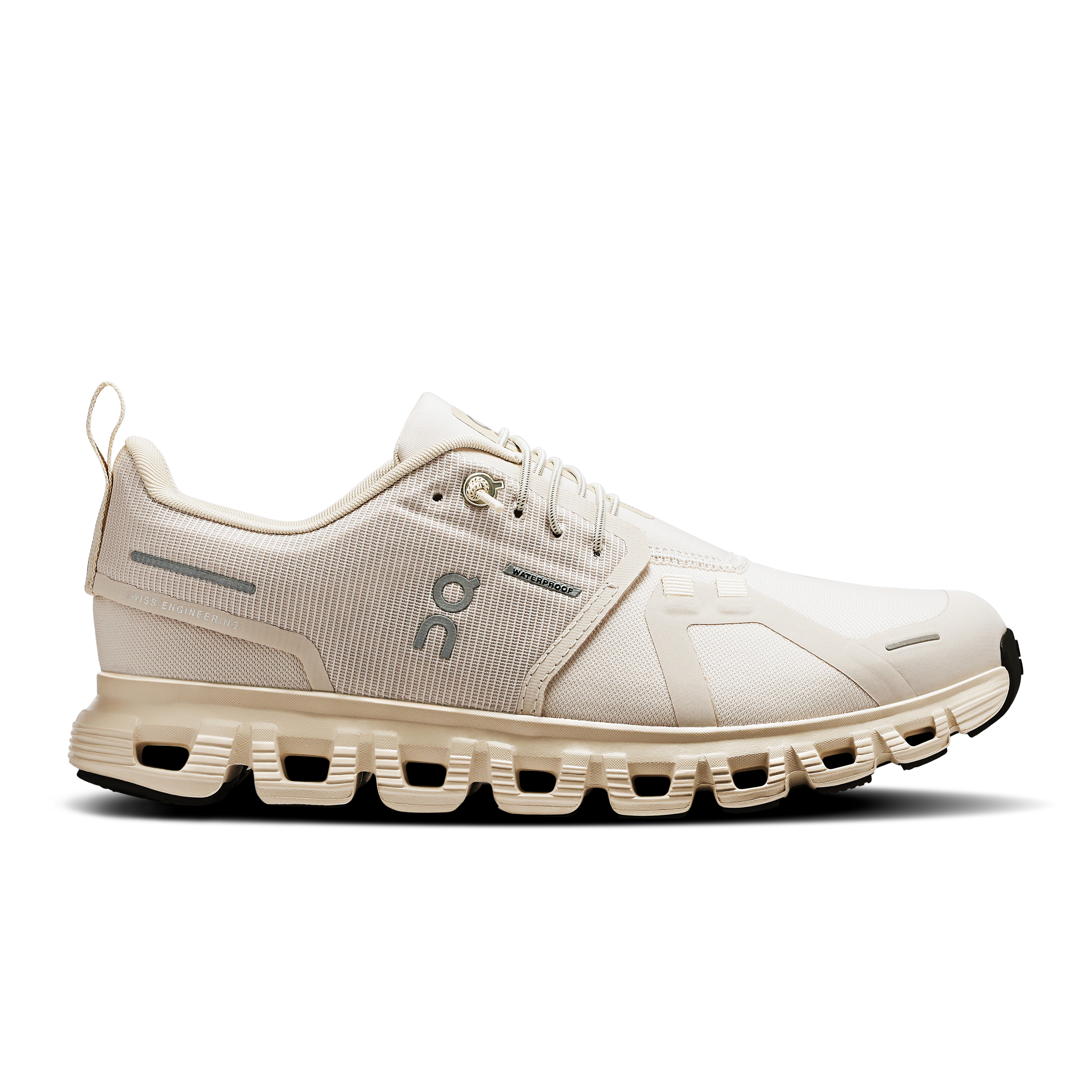 On Running Women's Cloud 6 WP Waterproof Running Shoes - Lightweight & Comfortable for Jogging, Trail Running & Gym Workouts (Pearl/Cream)