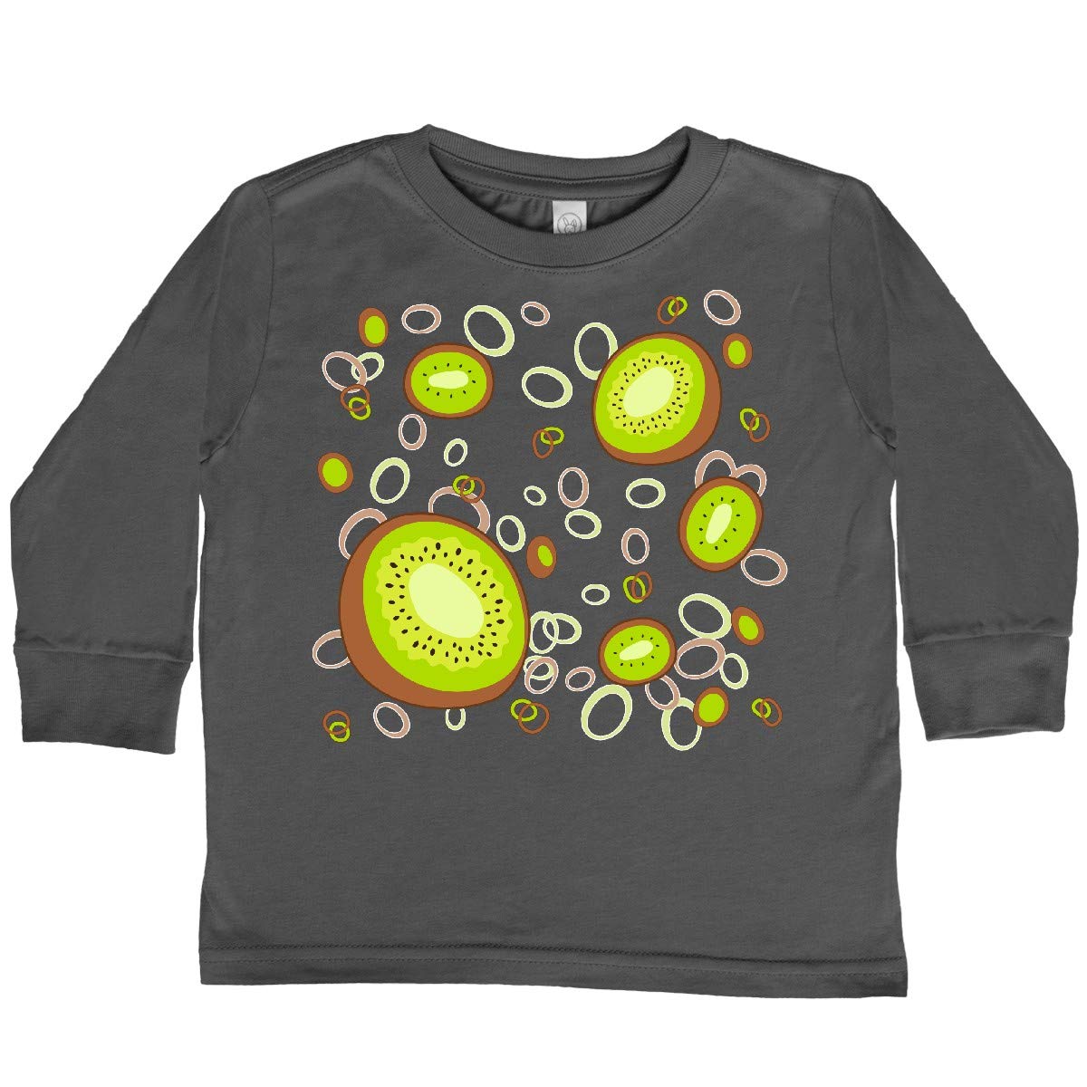 Inktastic Kiwi Fruit Party Toddler Long Sleeve T-Shirt - Cute & Comfortable Kids Tee for Playdates, Birthday Parties & Everyday Wear