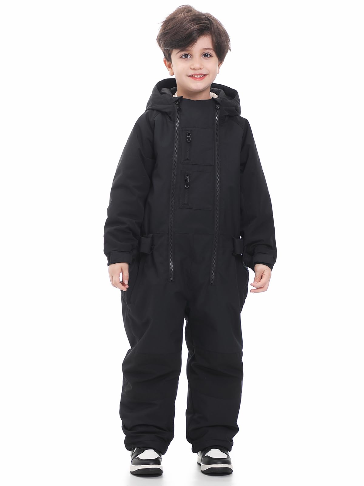 BUMDEEP Kids Snowsuit - Waterproof Winter One-Piece Jumpsuit for Boys & Girls - Ski, Snowboard & Outdoor Activities - Warm & Durable Snowwear for Cold Weather Adventures