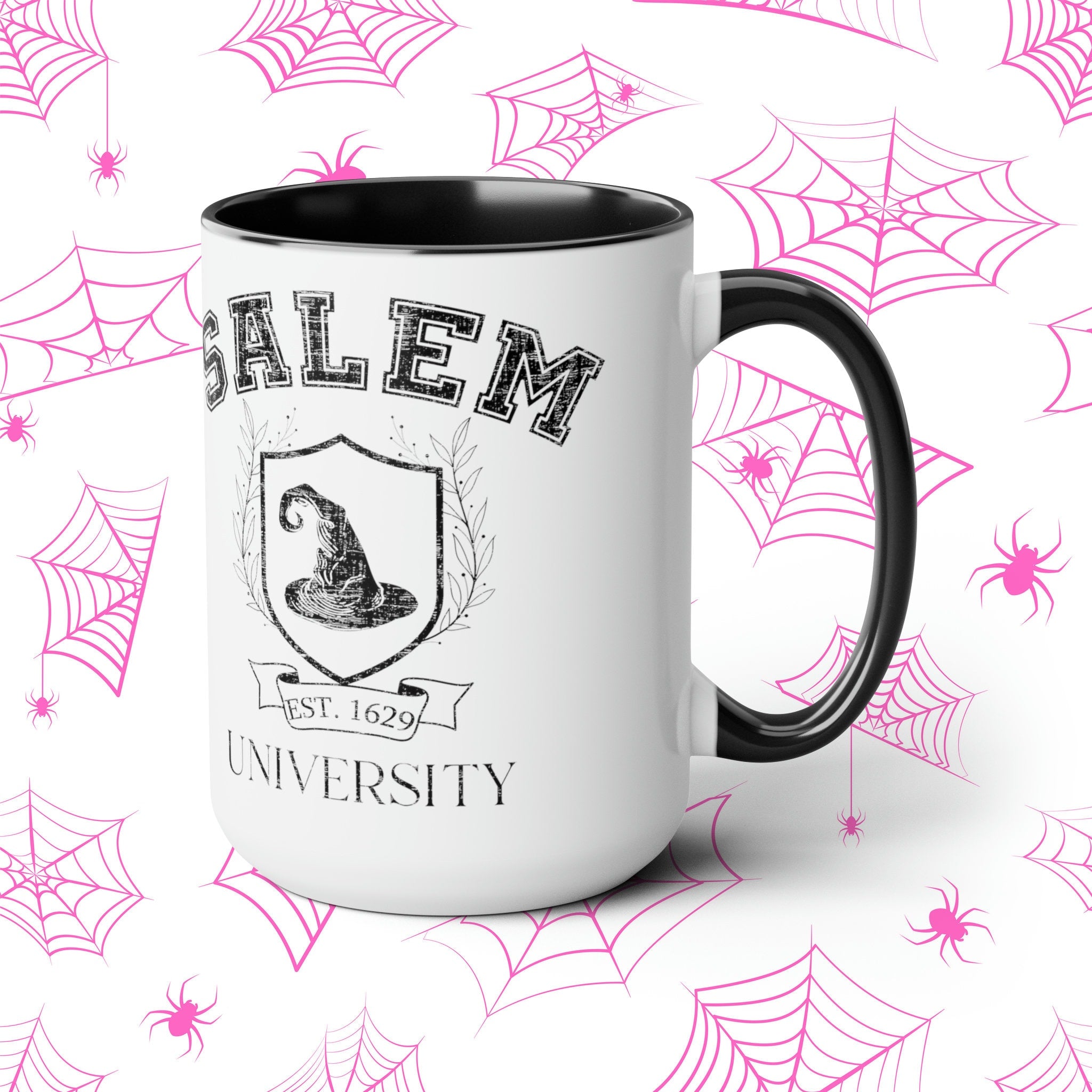 Salem Witchy Mug - Spooky Halloween Coffee Cup - Perfect for Witch Lovers & Halloween Gifts - Great for Coffee, Tea & Hot Cocoa