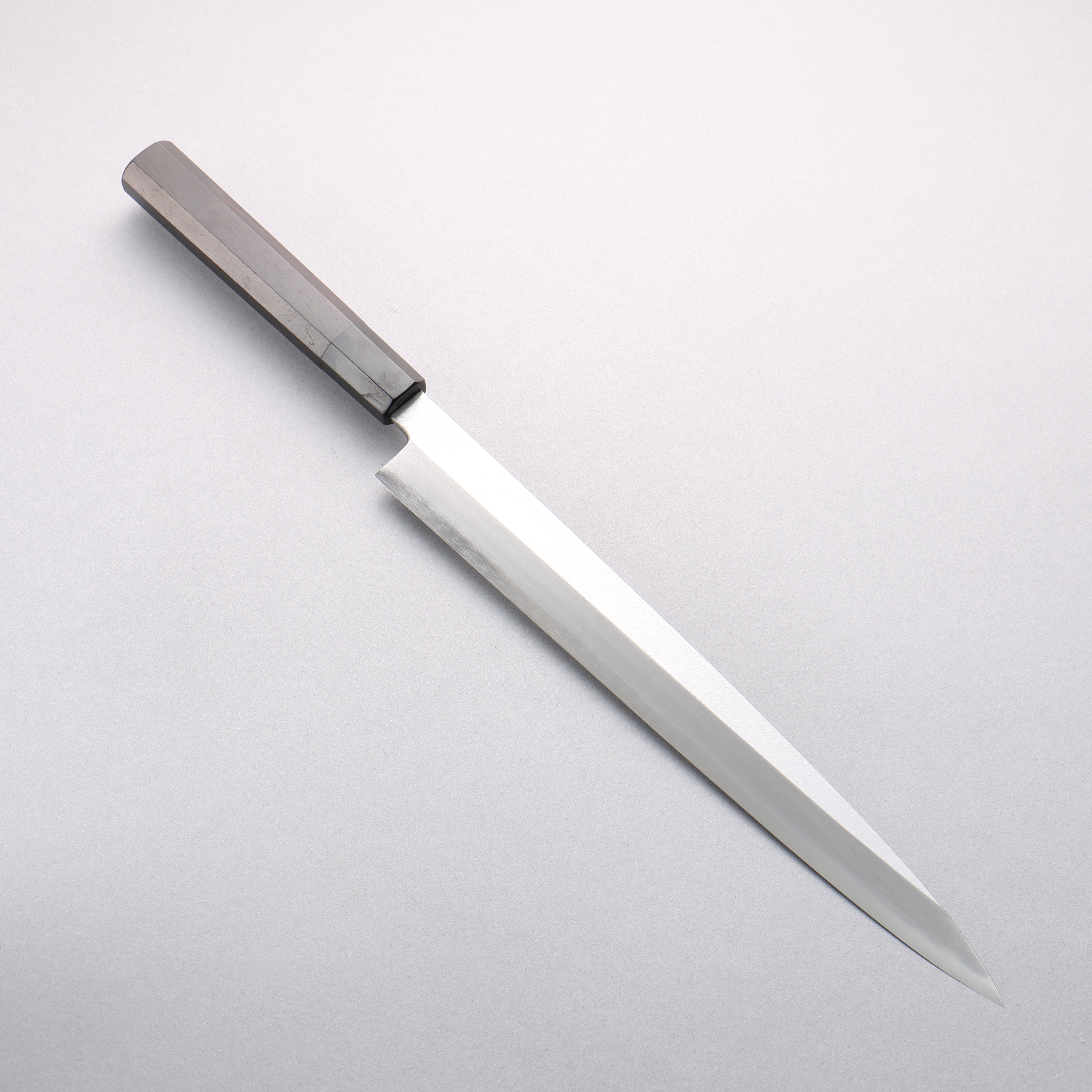 Premium Minamoto Akitada No.2 Blue Steel Yanagiba Sushi Knife 300mm - Handcrafted Japanese Sushi Chef Knife with Ebony Wood Handle - Perfect for Sashimi, Slicing Raw Fish & Professional Japanese Cuisine
