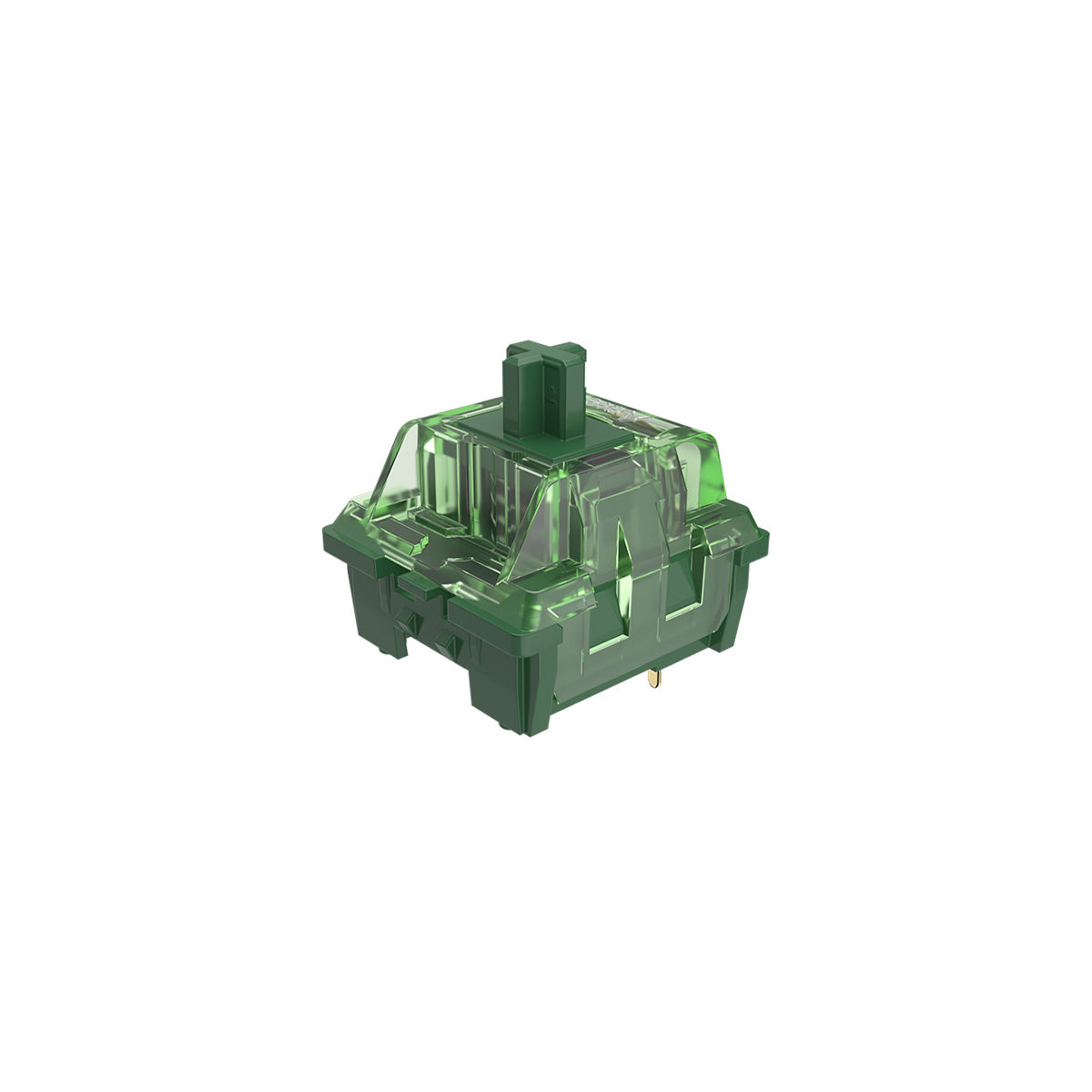 Akko CS Matcha Green Lubed Mechanical Keyboard Switches - 45 Pcs Set for Gaming, Typing & Office Work (Tactile, 3-Pin)