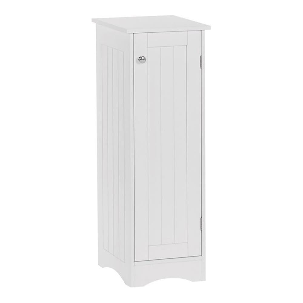 RiverRidge Ashland Slim Linen Cabinet - White - Narrow Bathroom Storage Cabinet with 2 Adjustable Shelves - Space Saving Cabinet for Small Bathrooms, Bedrooms & Hallways - Perfect for Towels, Toiletries & Home Organization