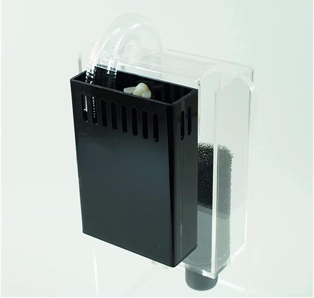 Nano Overflow Box for Aquarium - YCA Nano Protein Skimmer for Saltwater & Reef Tanks | Perfect for Small Marine Aquariums & Fish Tank Filtration